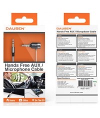  Dausen Hands Free Aux/Microphone Cable 